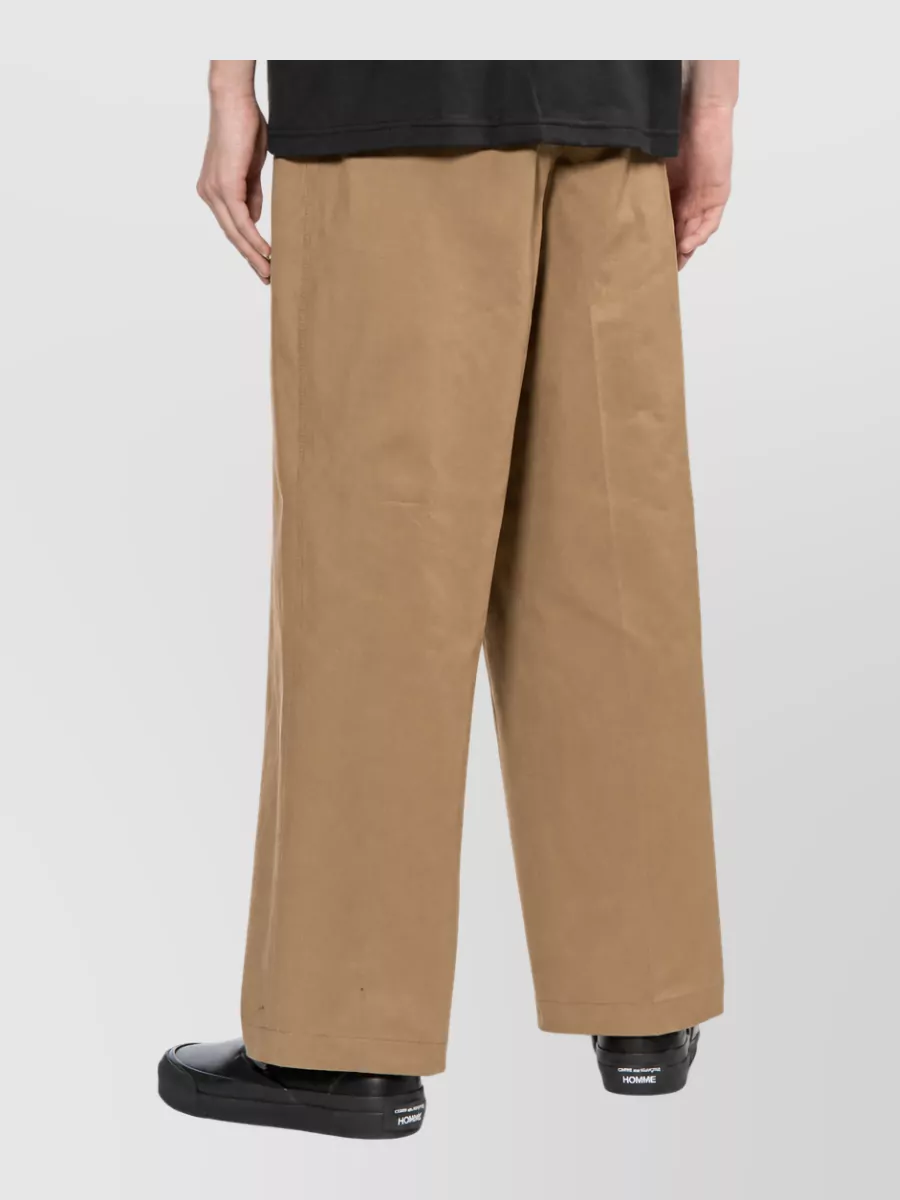 Comme Des Garçons Cotton Wide-Leg Trousers