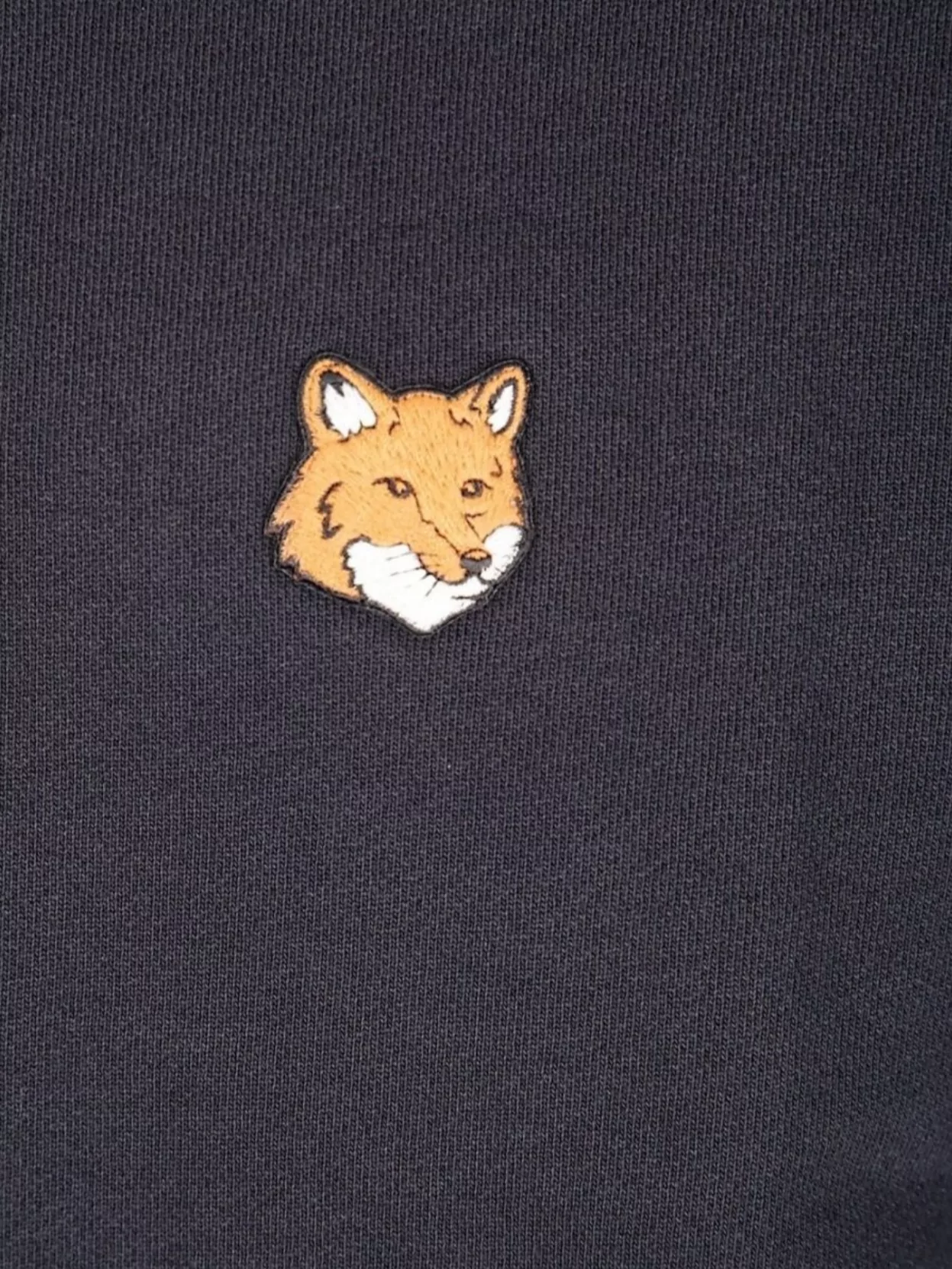 Maison Kitsuné Cotton Sweatshirt Featuring Fox Head Design