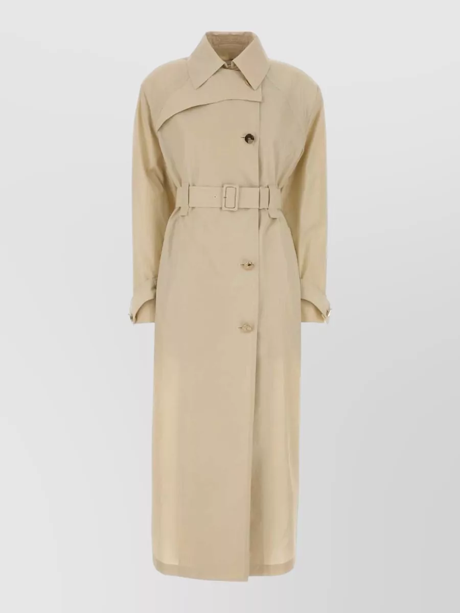 Sportmax cupro trench coat