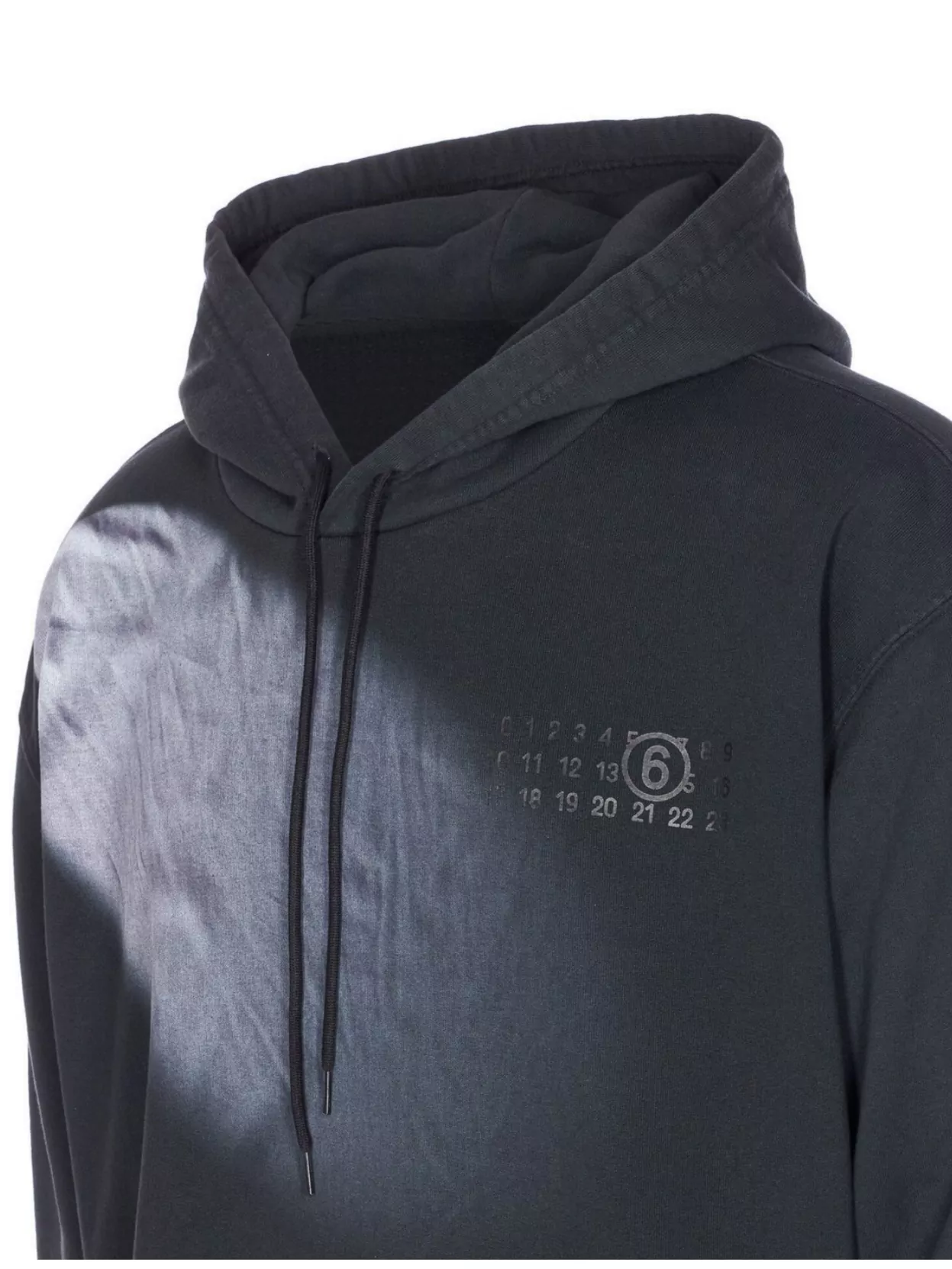 Mm6 Maison Margiela Crewneck Sweatshirt With Kangaroo Pocket And Hood