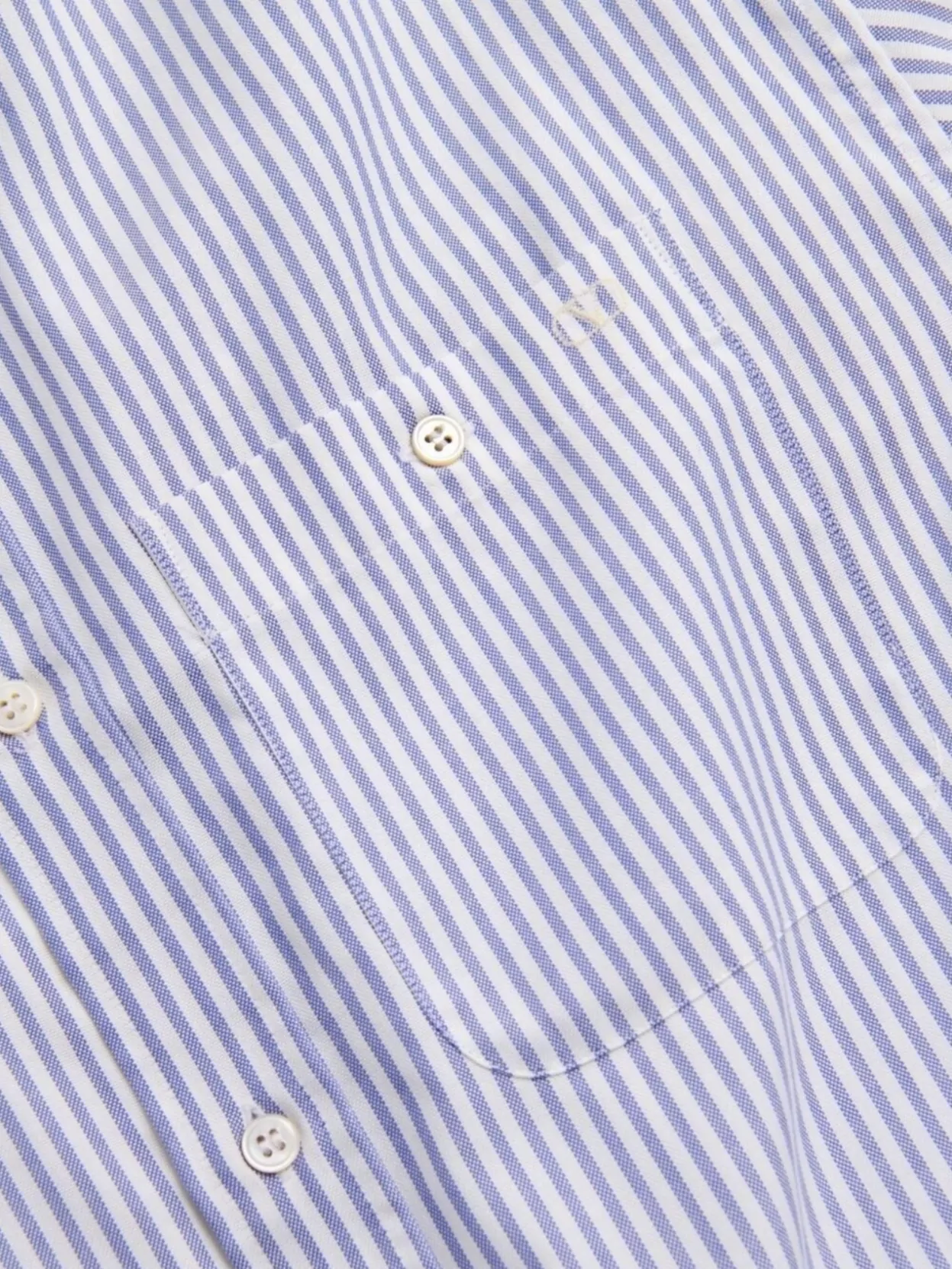 Valentino Striped Cotton Shirt Chest Pocket