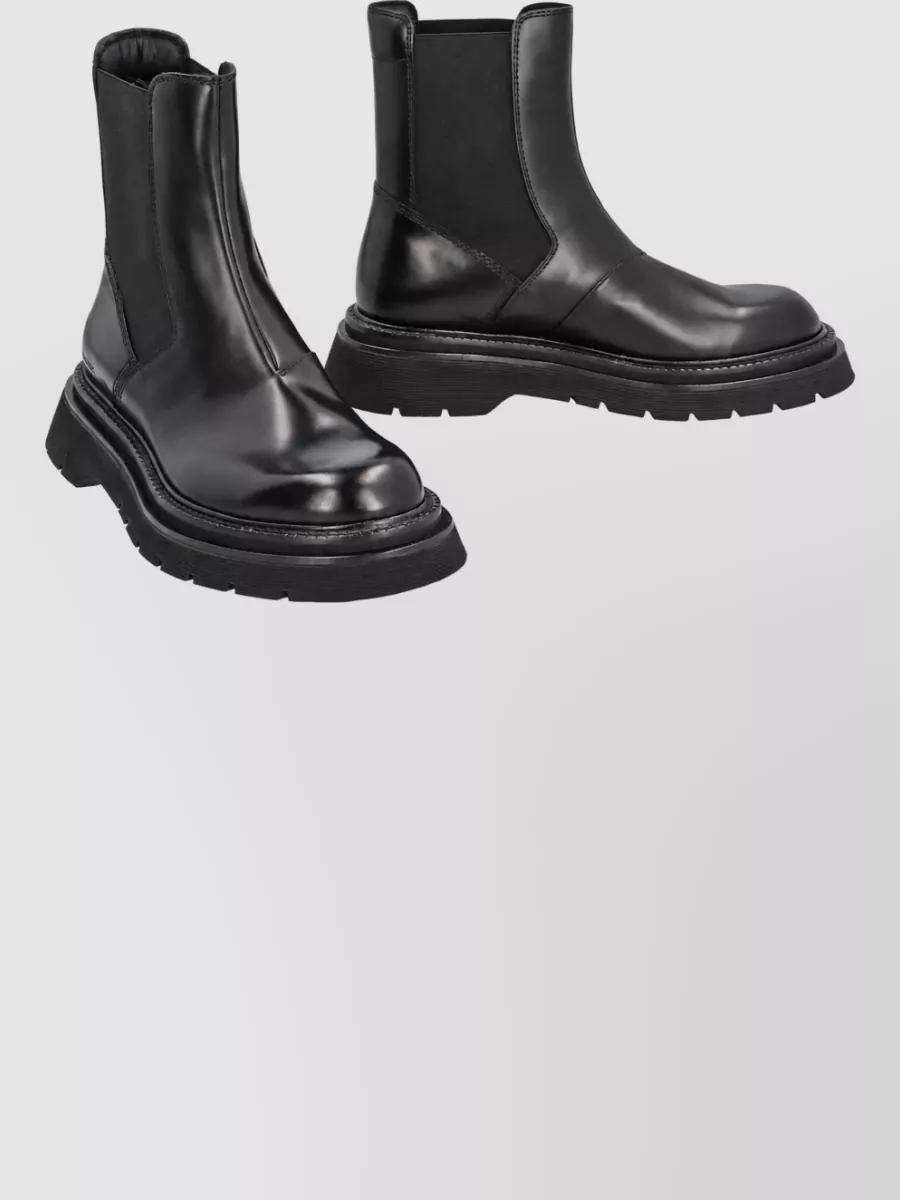 Dsquared2 Leather Chelsea Boots