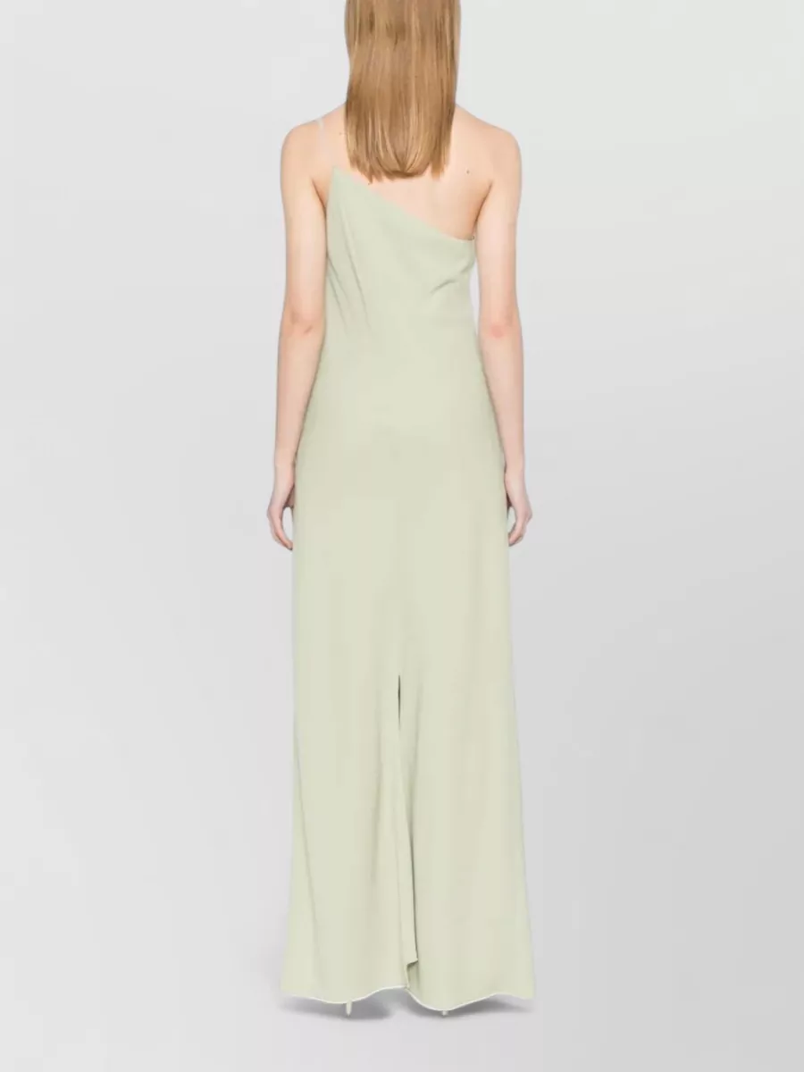 Staud Beaded One-Shoulder Maxi Dress