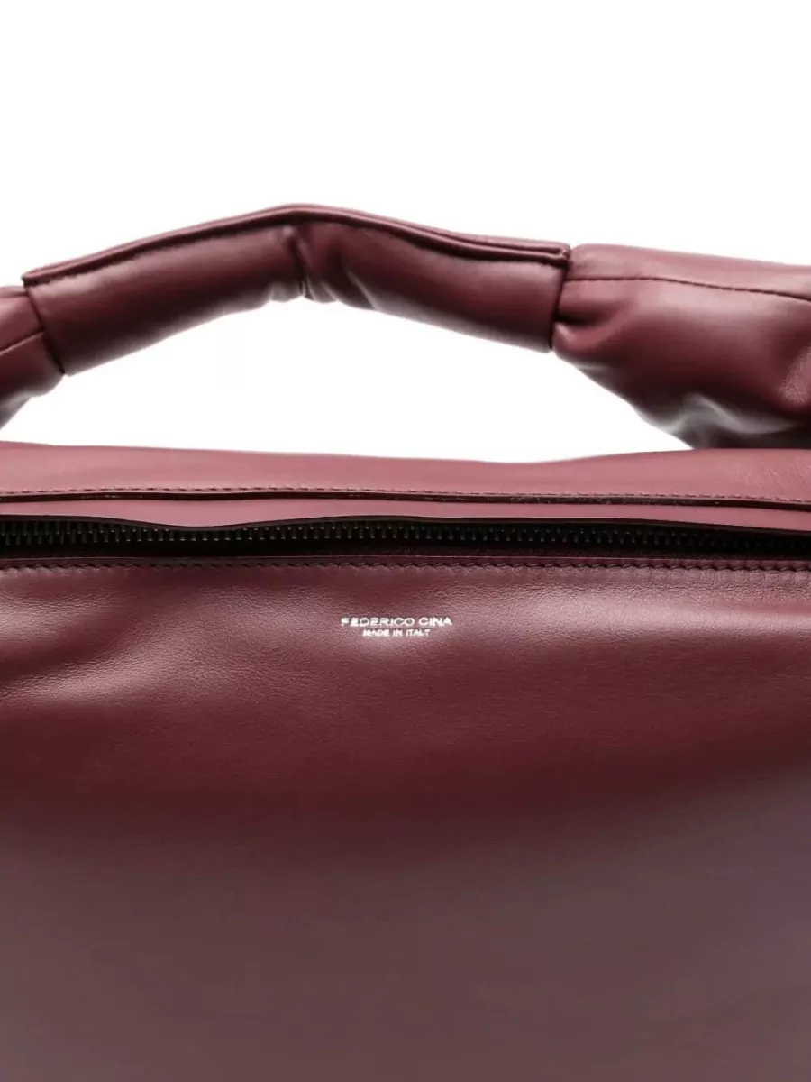 Federico Cina Lamb Leather Shoulder Bag