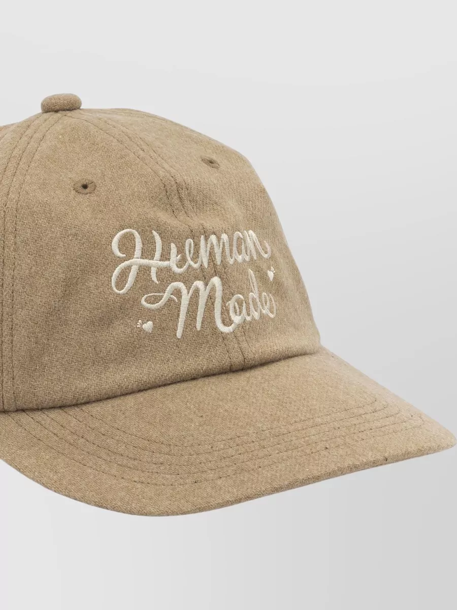 Human Made Wool Baseball Cap Curved Brim Vents