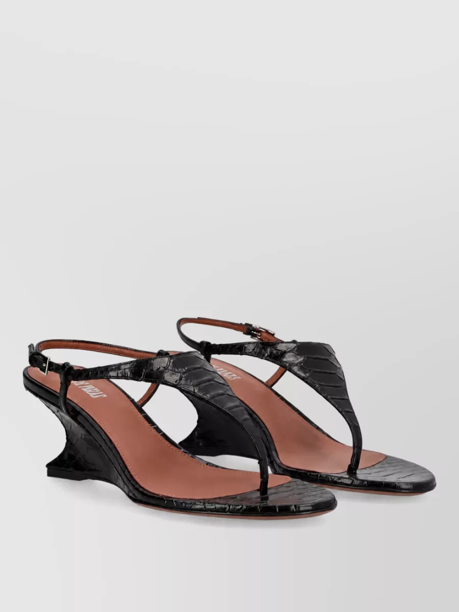 Paris Texas leather nina heeled mules