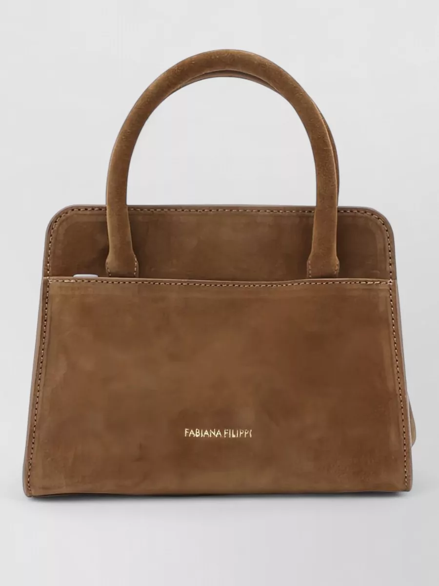 Fabiana Filippi Suede Shoulder Bag