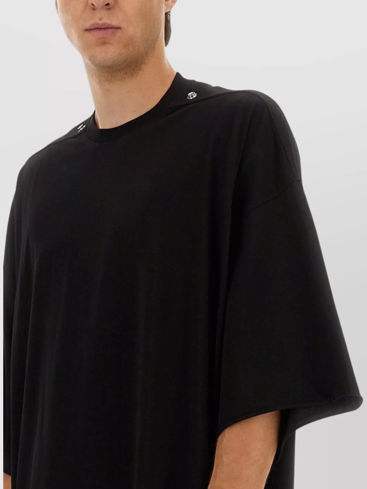 Rick Owens Tommy Oversized Fit Crew Neck T-Shirt