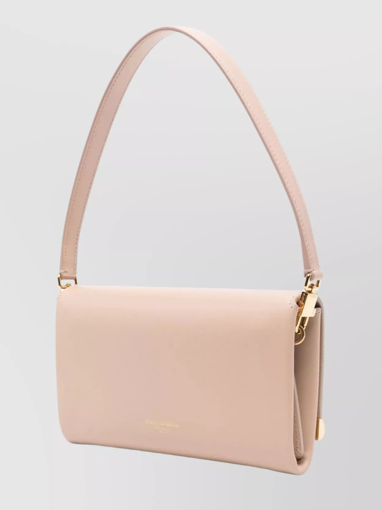 Dolce & Gabbana Marlene Grained Leather Clutch Bag