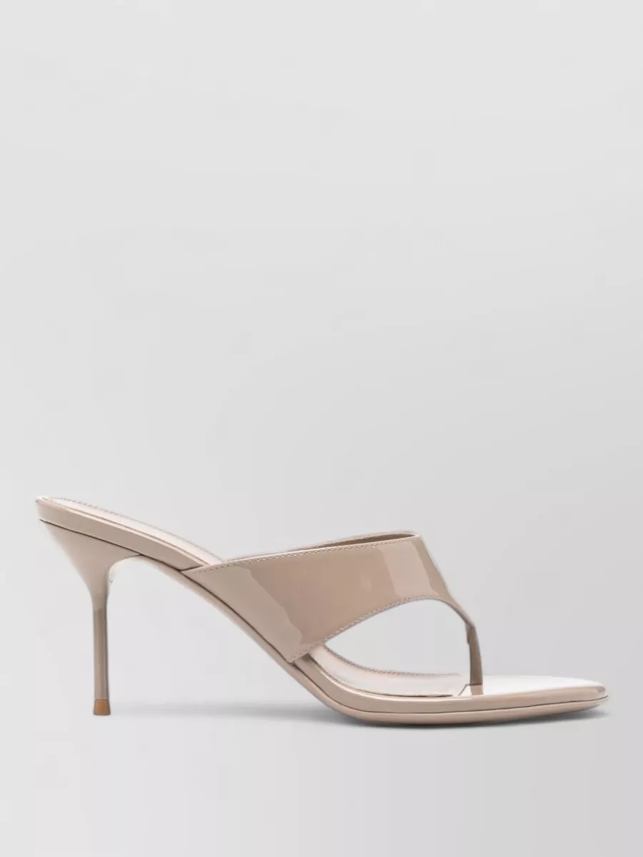 Paris Texas Leather Thong Mules