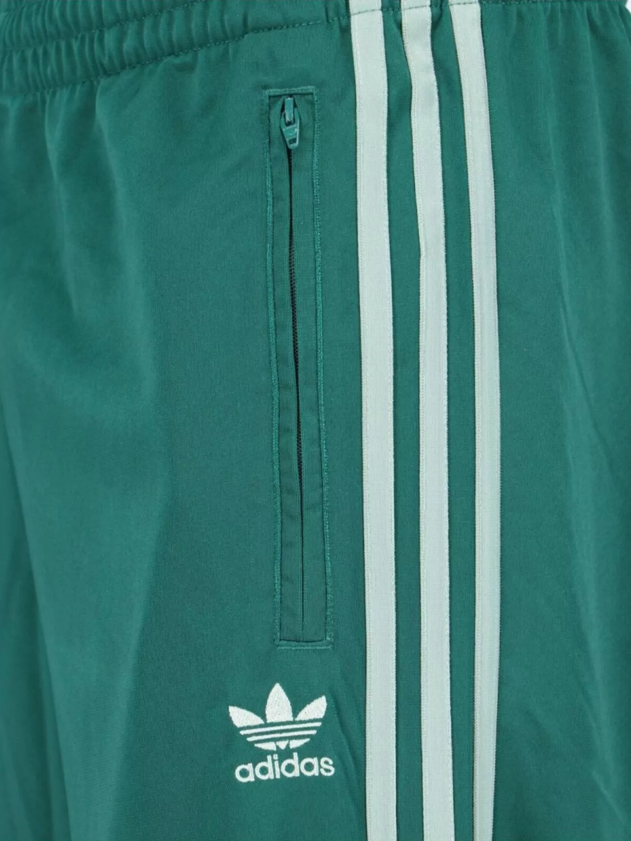 Adidas Originals Straight Trousers With Elastic Waistband And Side Stripes