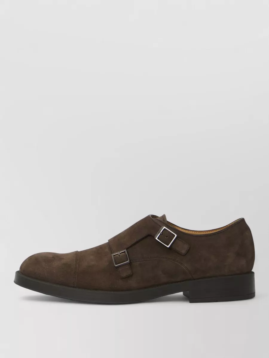 Tod's Suede Leather Monk Shoes
