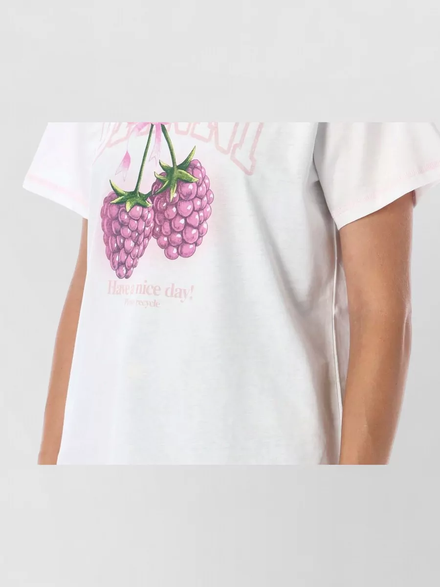 Ganni Cotton Printed T-Shirt