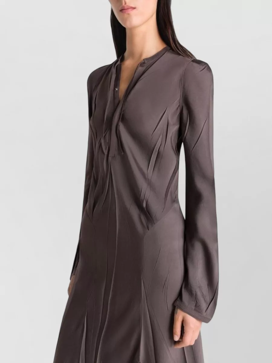 Lemaire Pleated Midi Dress