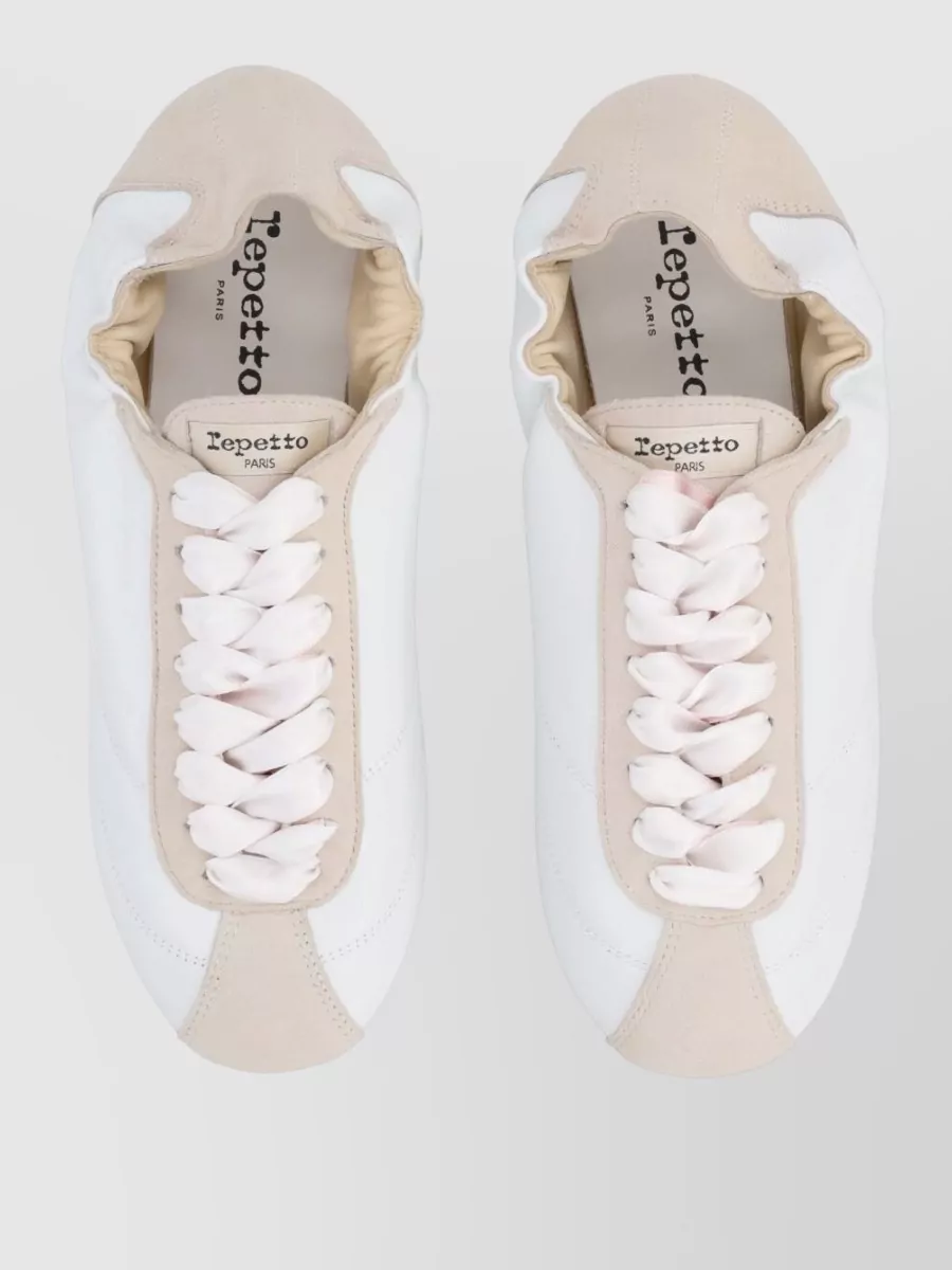 Repetto Lambskin Low-Top Sneakers