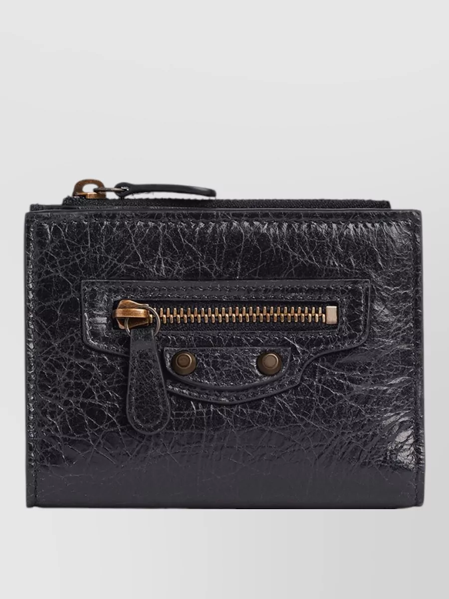 Balenciaga Leather bifold wallet | The Fashion Square
