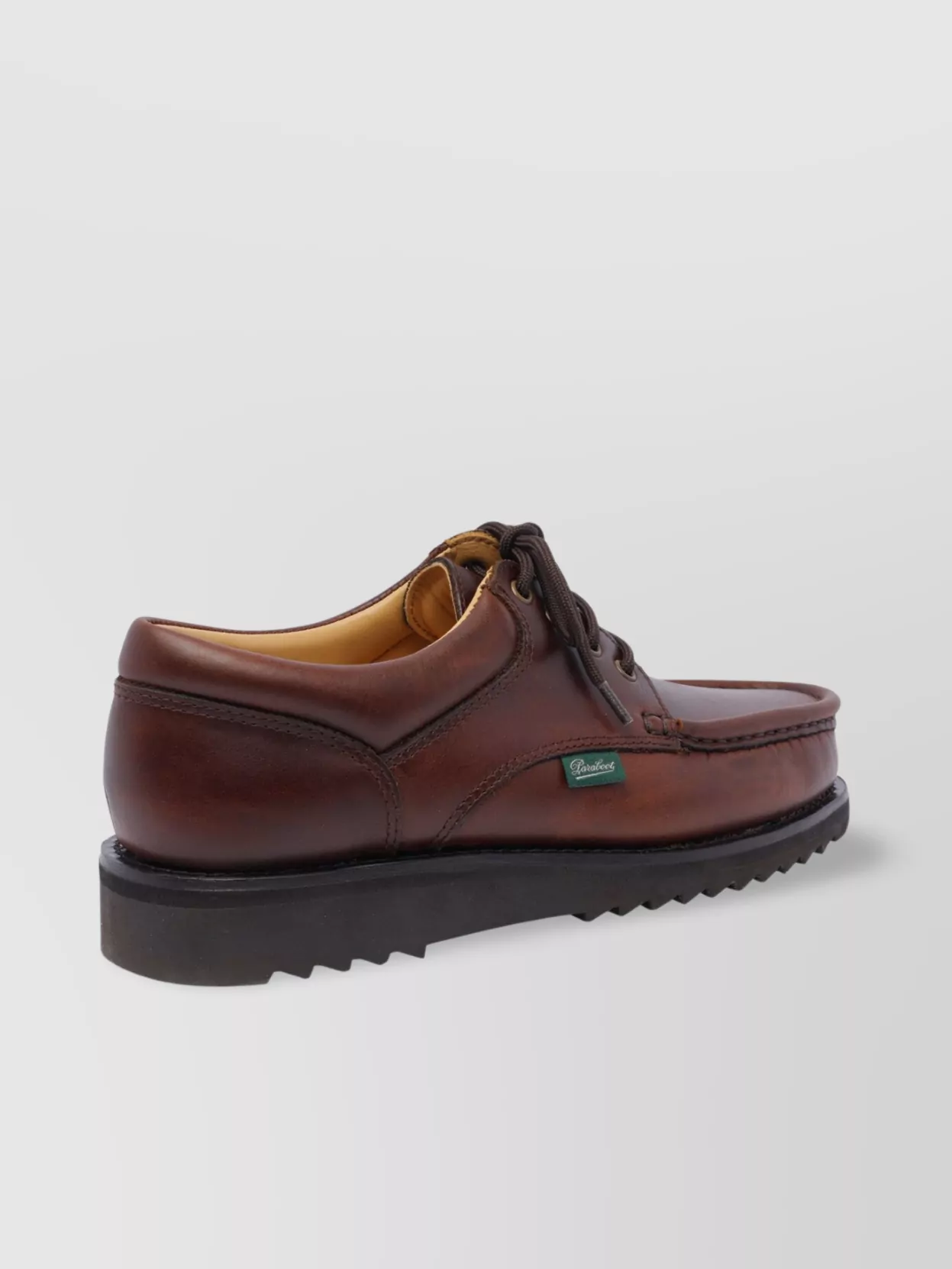 Paraboot Leather Brogues Lace-Up Rubber Sole