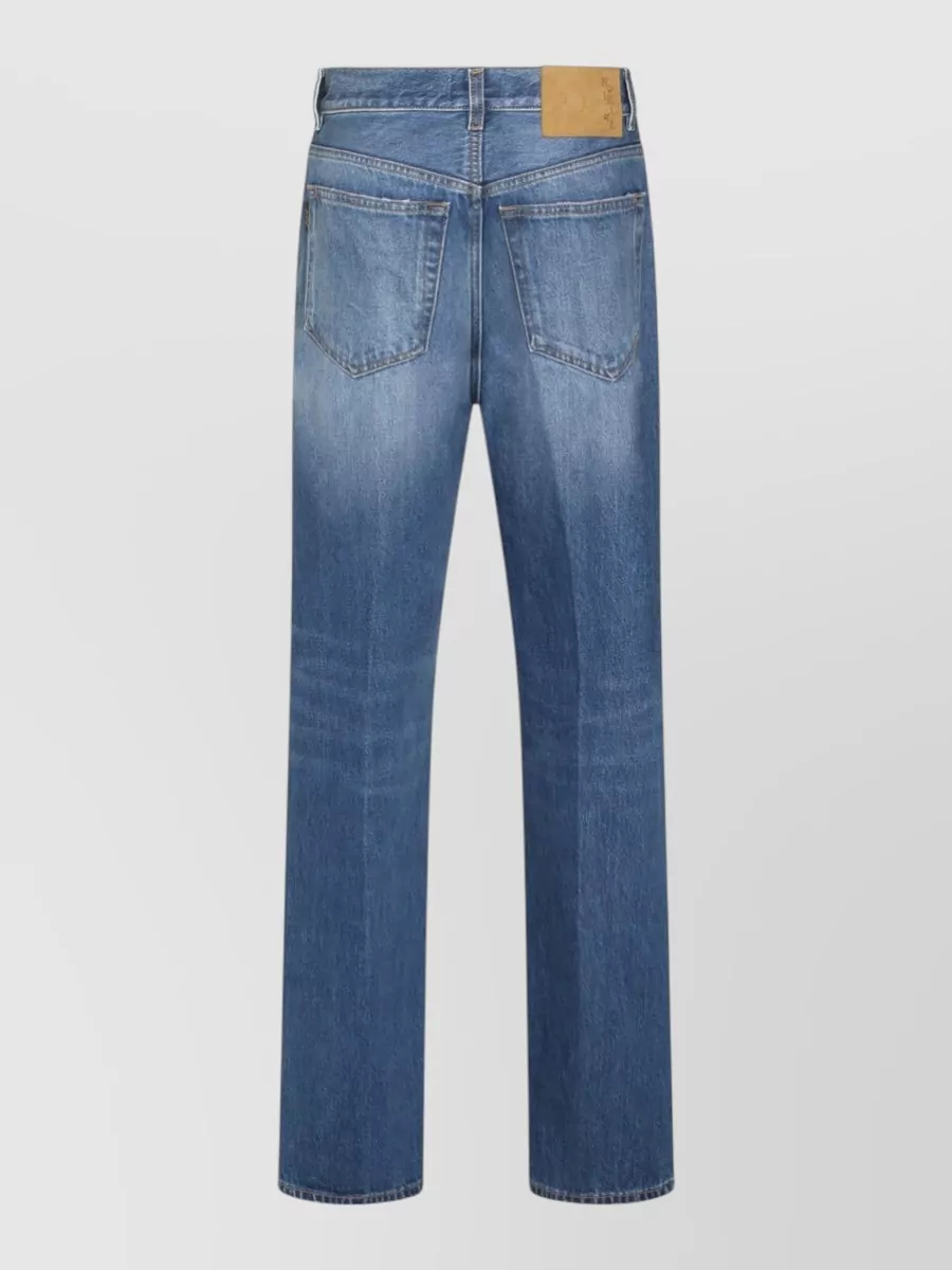 Haikure denim relaxed-fit straight-leg jeans