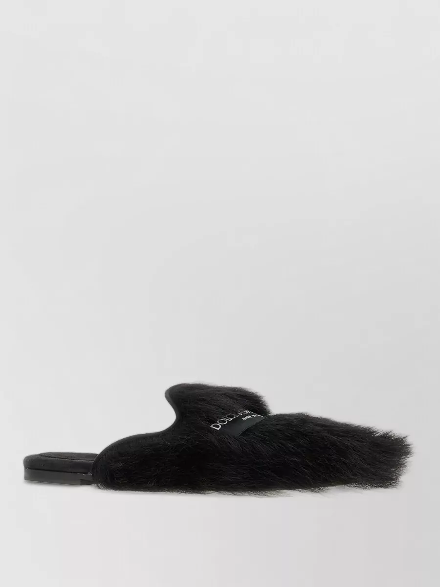 Dolce&Gabbana fur slippers