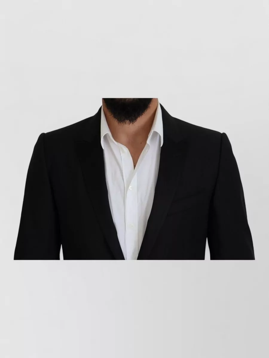 Dolce&Gabbana Slim-Fit Wool Silk Blazer