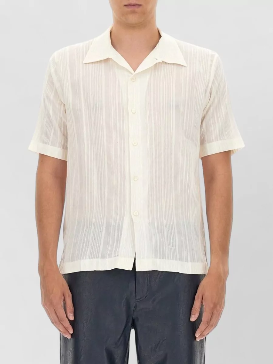 Séfr striped regular-fit shirt
