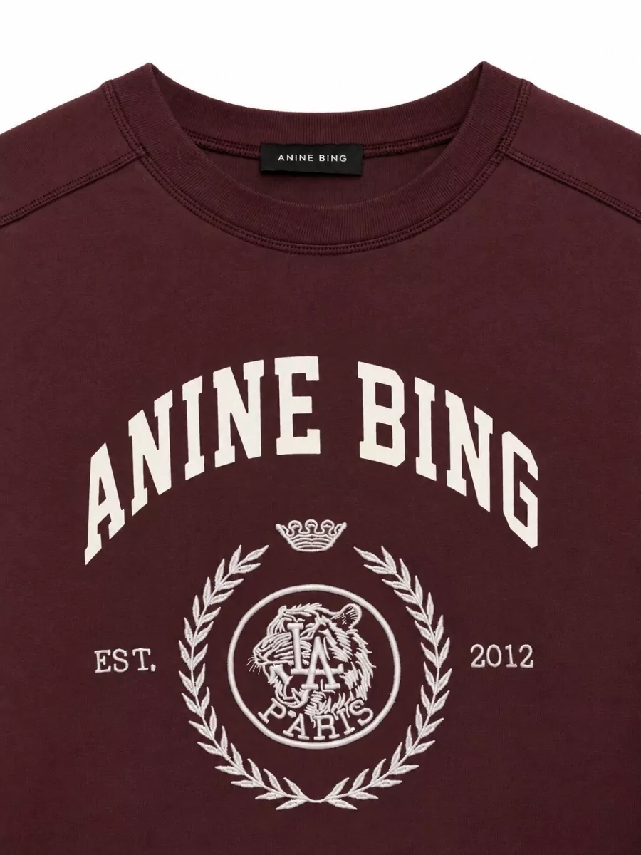 Anine Bing Logo Print T Shirt