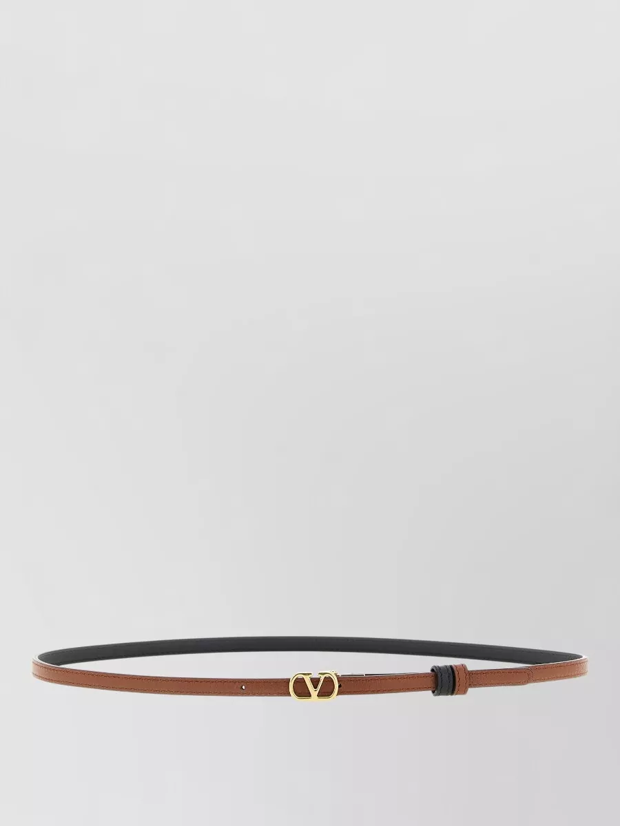 Valentino Garavani Leather Reversible Belt