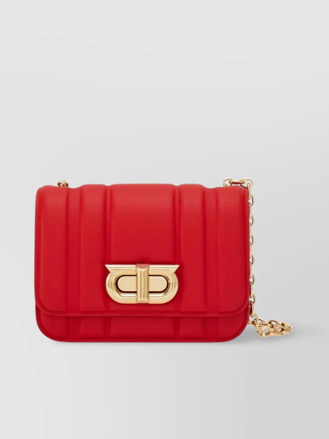 Shop Ferragamo Gancini Compact Shoulder Bag In Red