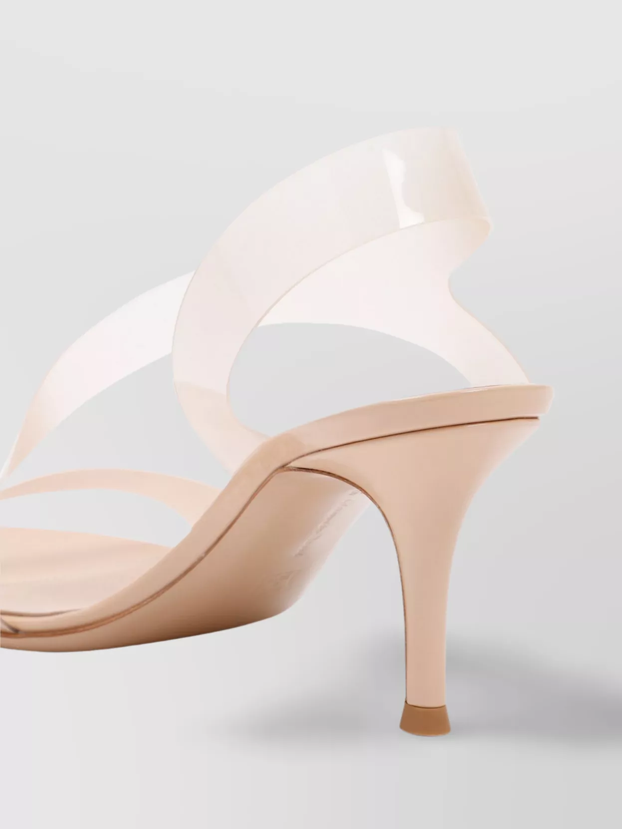 Gianvito Rossi Orchid Pvc Almond Toe Sandals