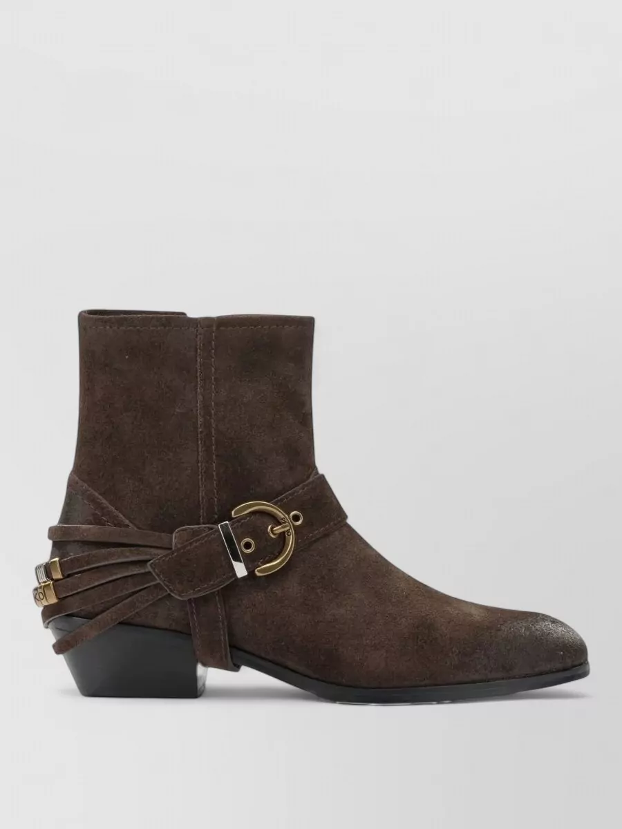 Pinko Suede Ankle Boots