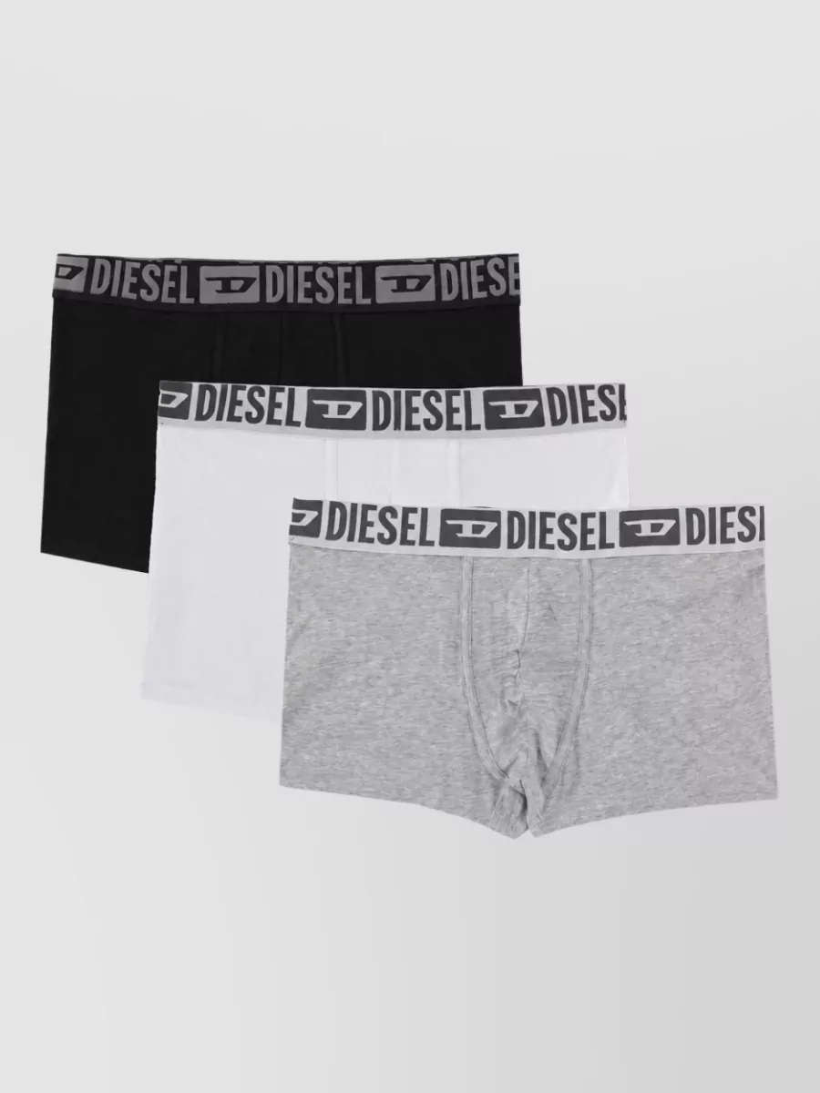 Diesel cotton boxer briefs 3-pack