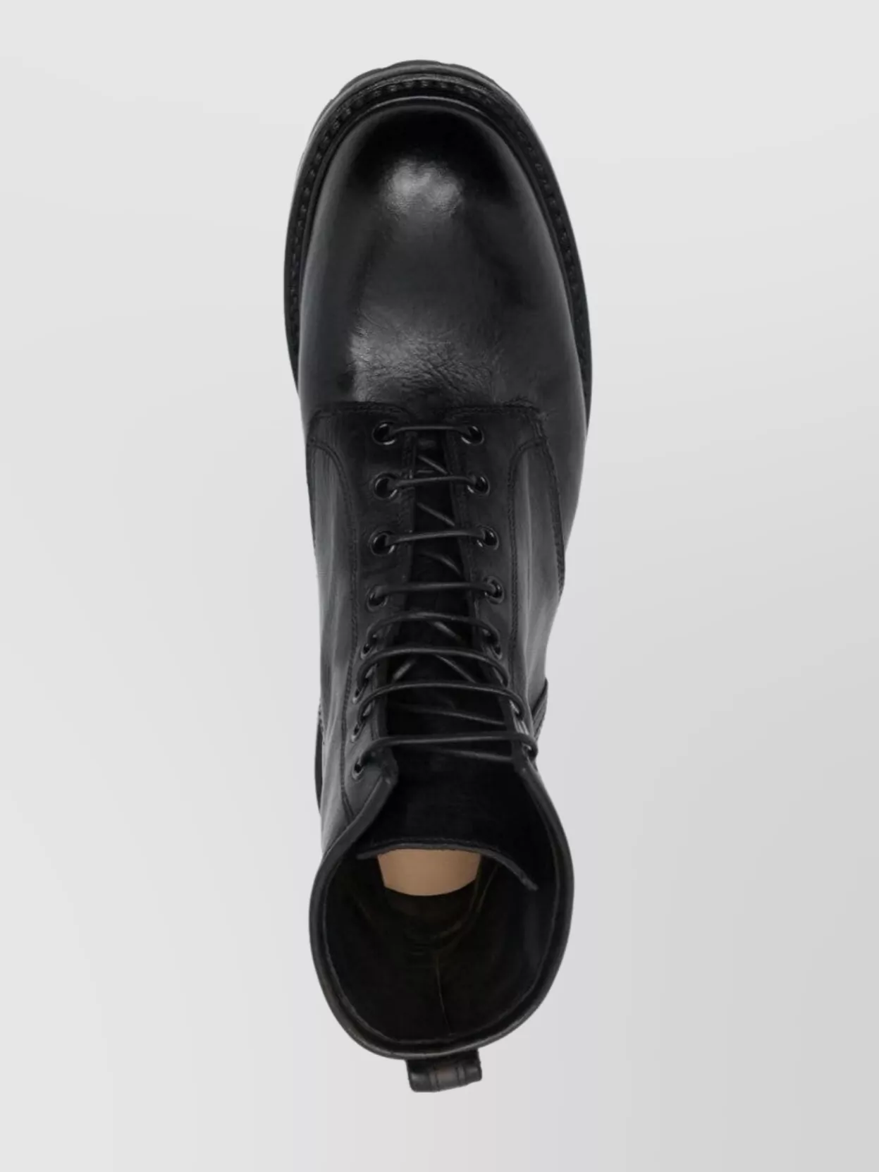 Premiata Ankle Boots In Calf Leather Panelled Design