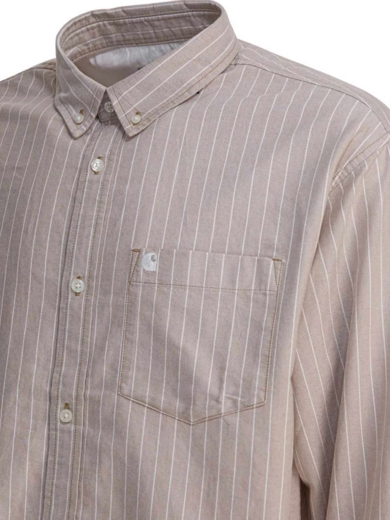 Carhartt Wip Long Sleeve Button-Down Shirt Front Pocket