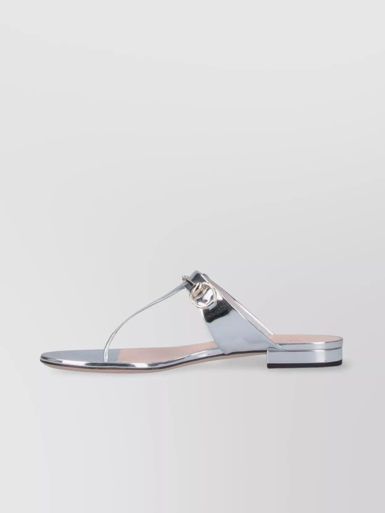 Gucci Metallic Open Toe Heeled Sandals