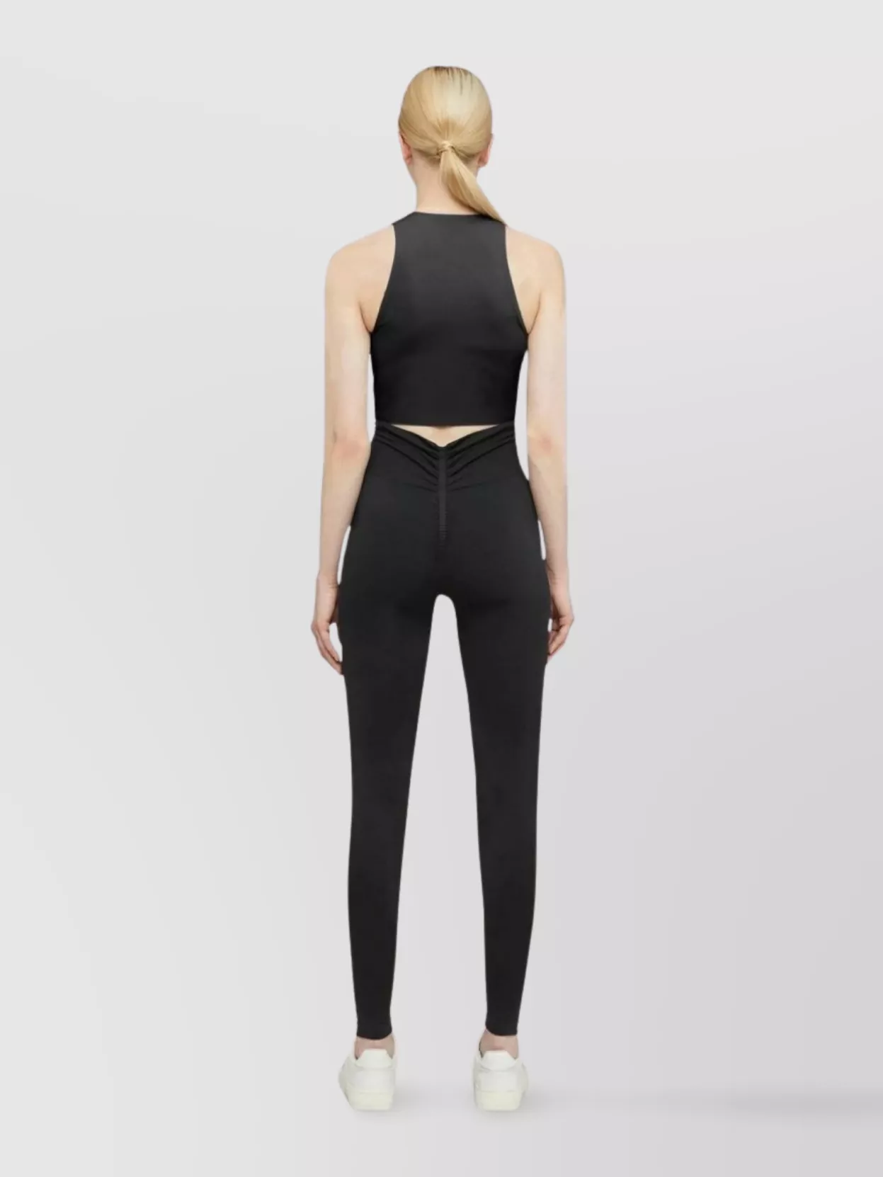 Wolford Ruched-Detailing Cropped Performance Top