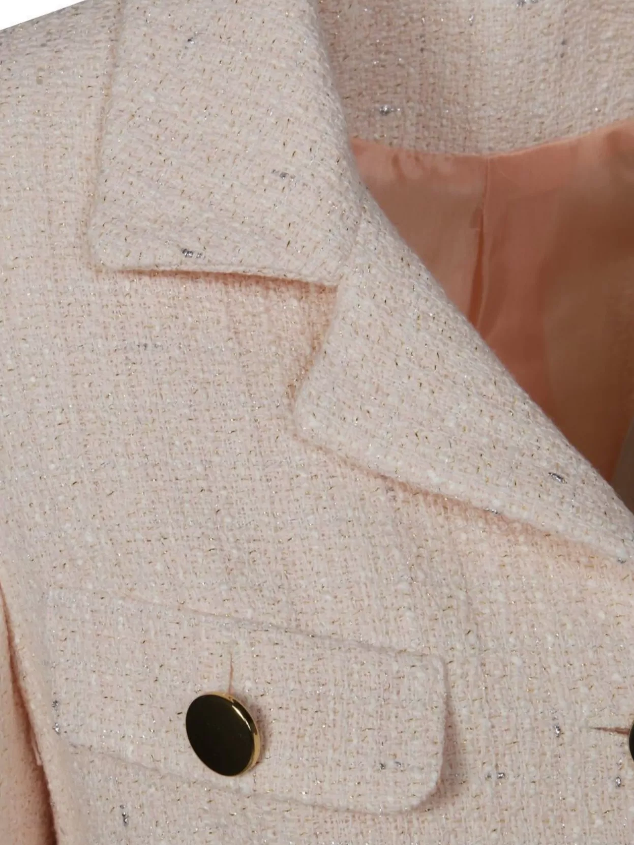 Tagliatore Chanel Bouclet Jacket With Front Flap Pockets