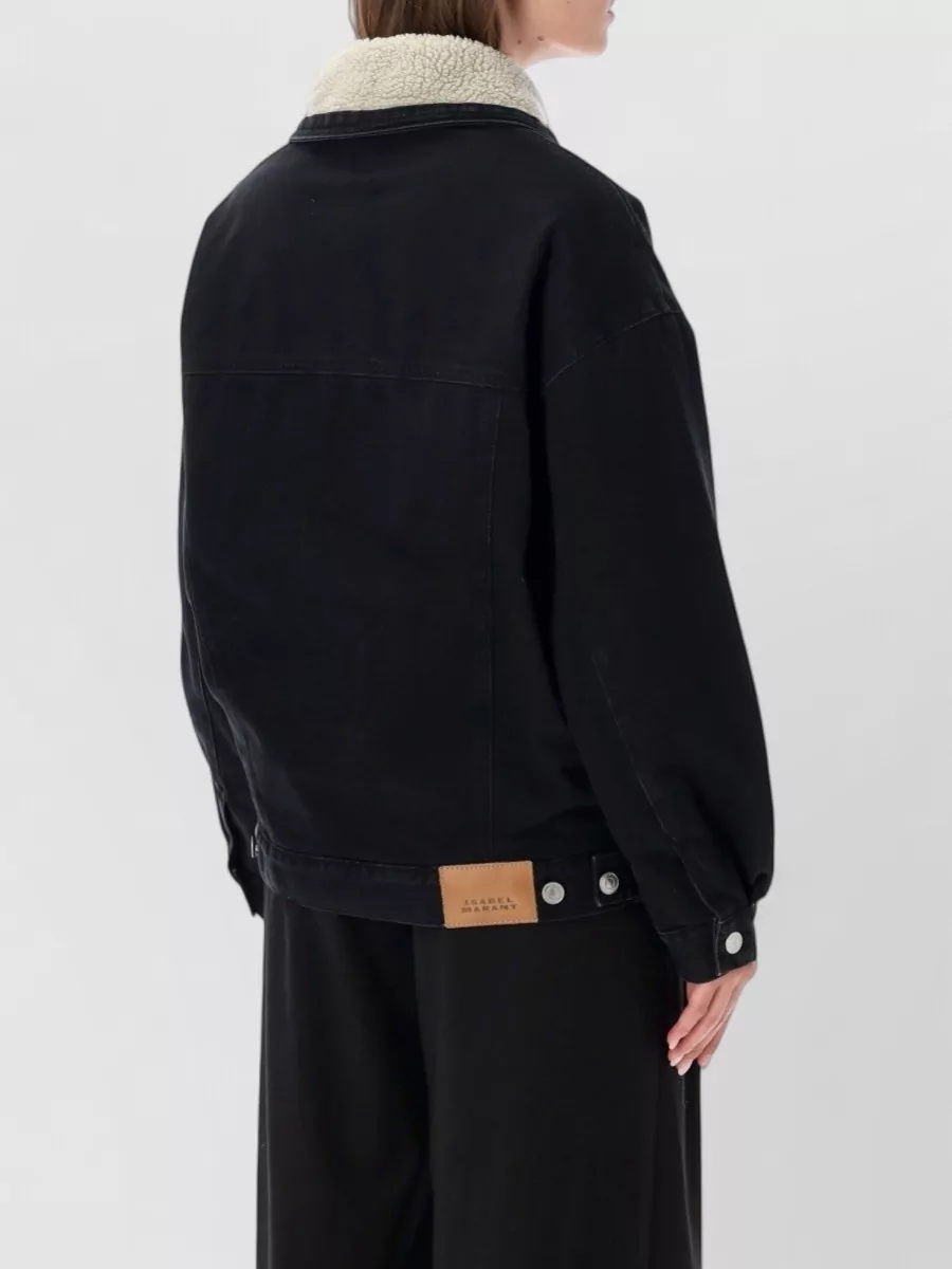Isabel Marant Denim Relaxed-Fit Oversized Coat