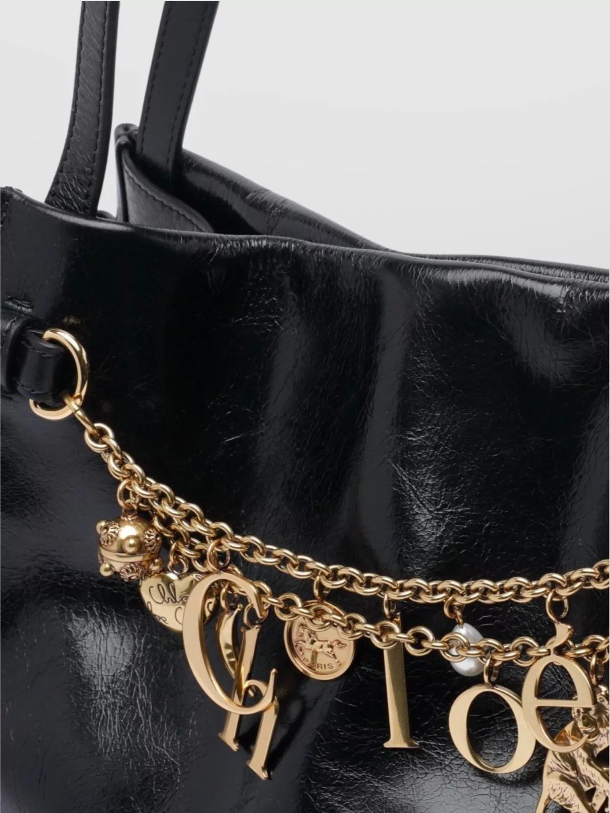 Chloé Structured Silhouette Shoulder Bag With Gold-Tone Hardware