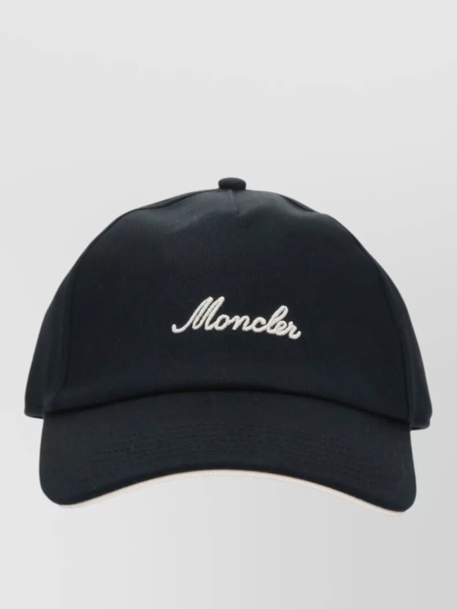 Moncler cotton logo baseball cap