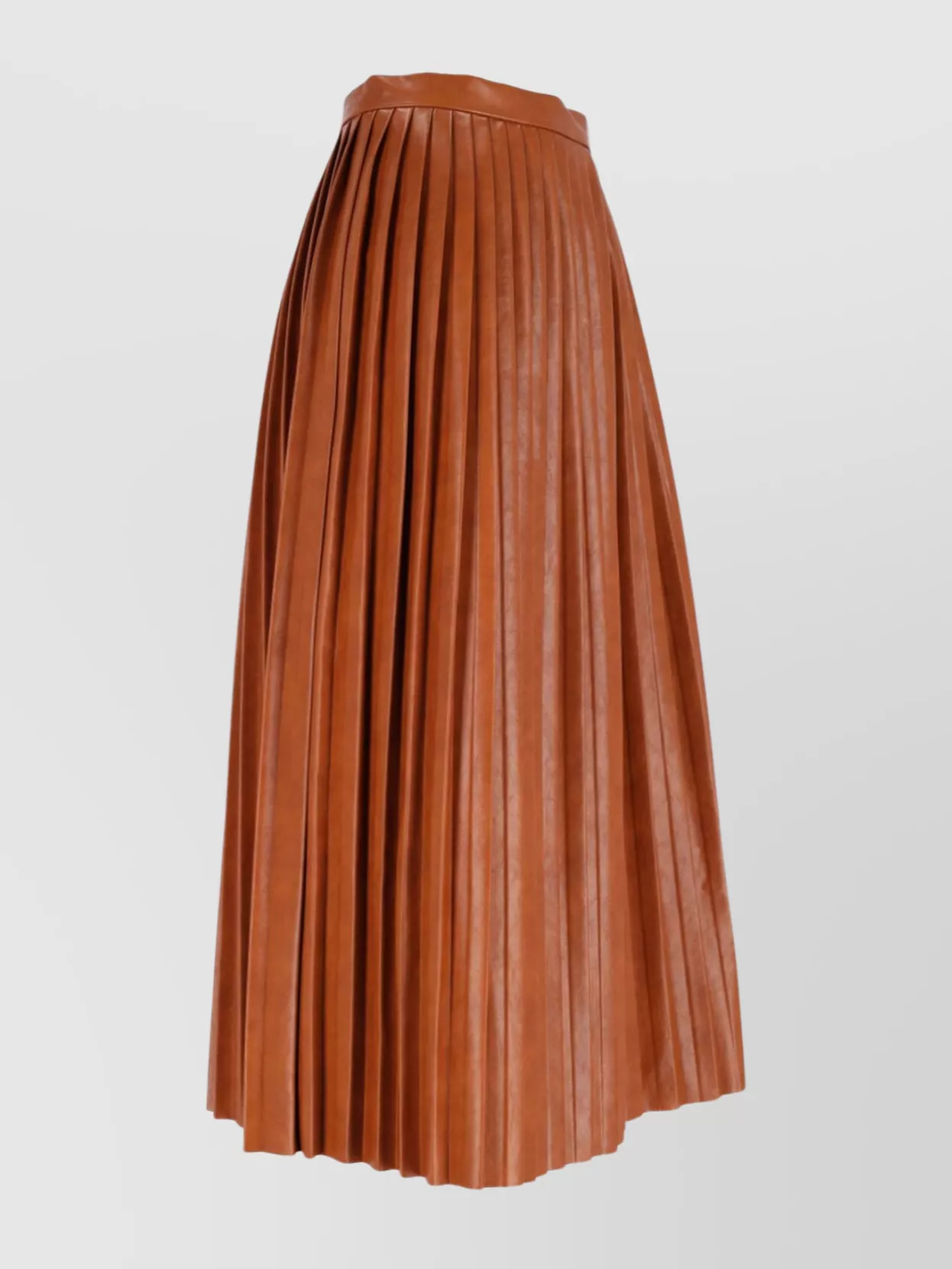 Mm6 Maison Margiela High Waist Pleated Midi Skirt