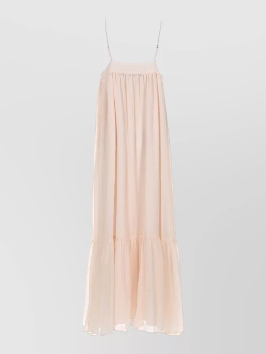 Rotate chiffon midi dress