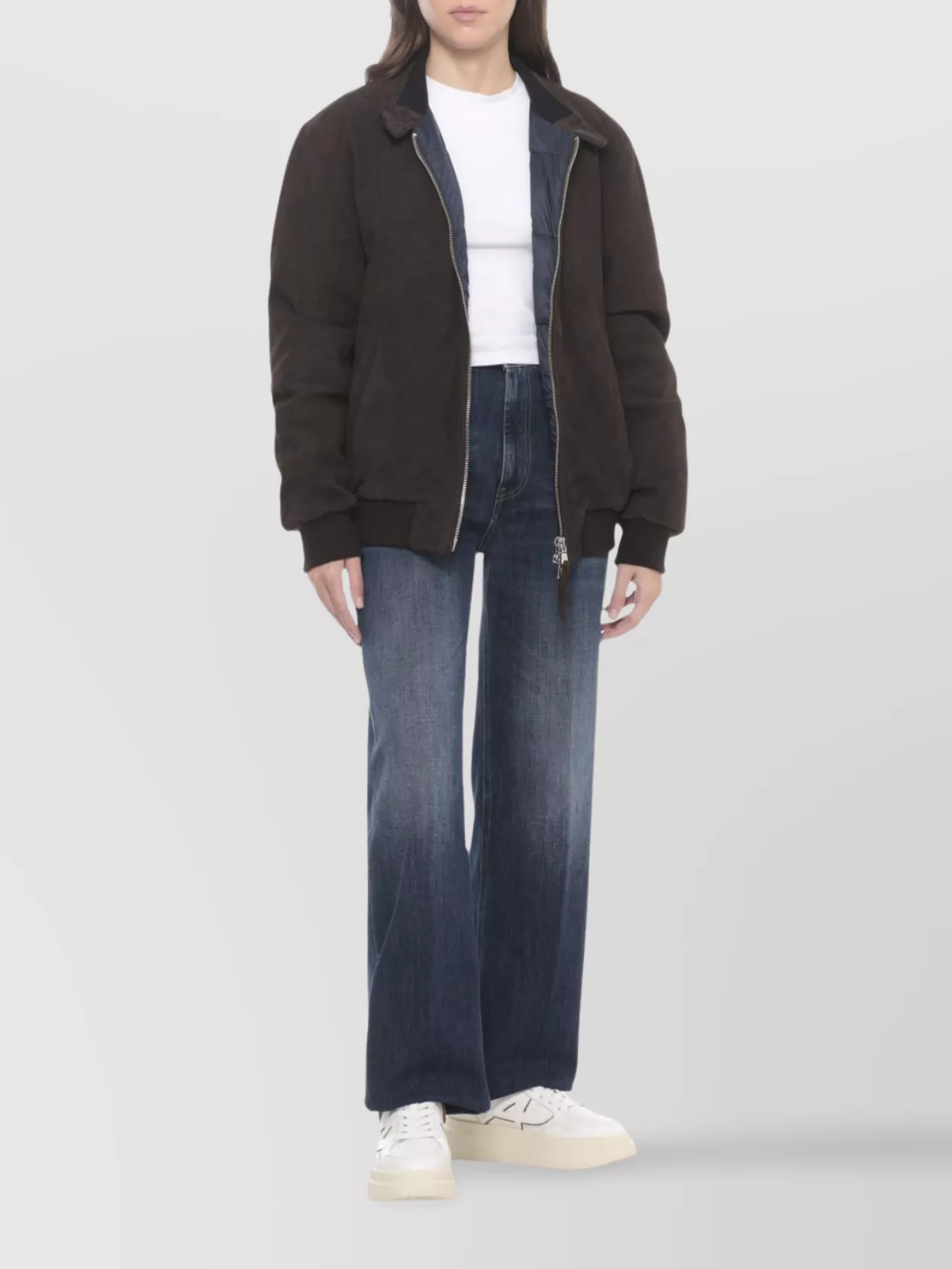 Ash Breathable Round Toe Low Sneakers In White