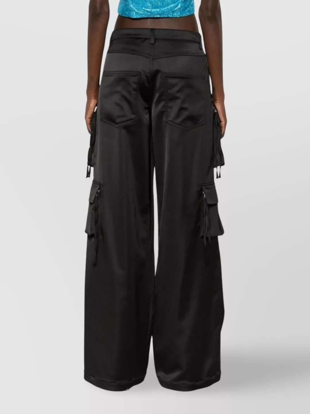Giuseppe Di Morabito Wide Leg Cargo Trousers With Belt Loops