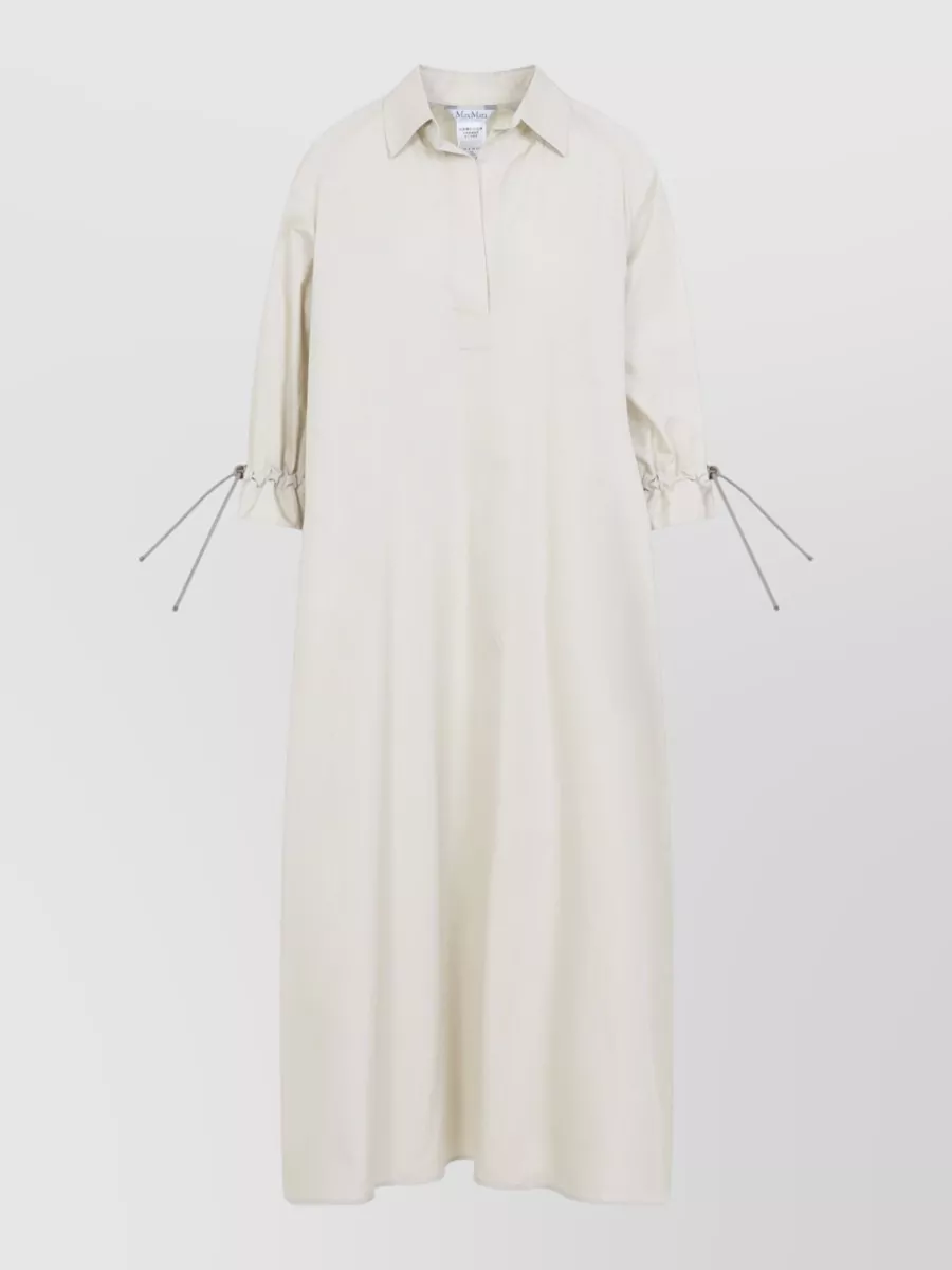 Max Mara Cotton Oversized Midi Shirt Dress