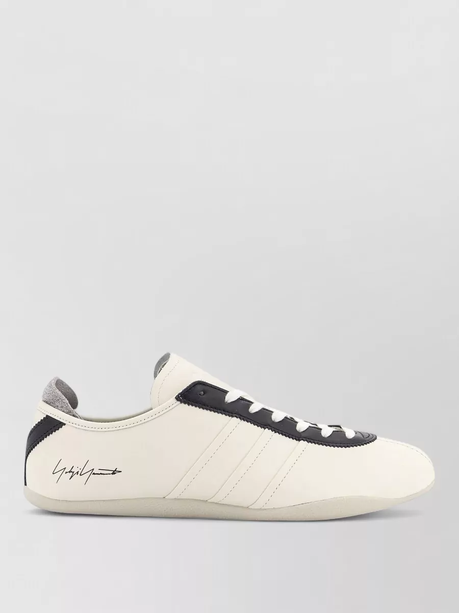 Y-3 Leather Low-Top Sneakers