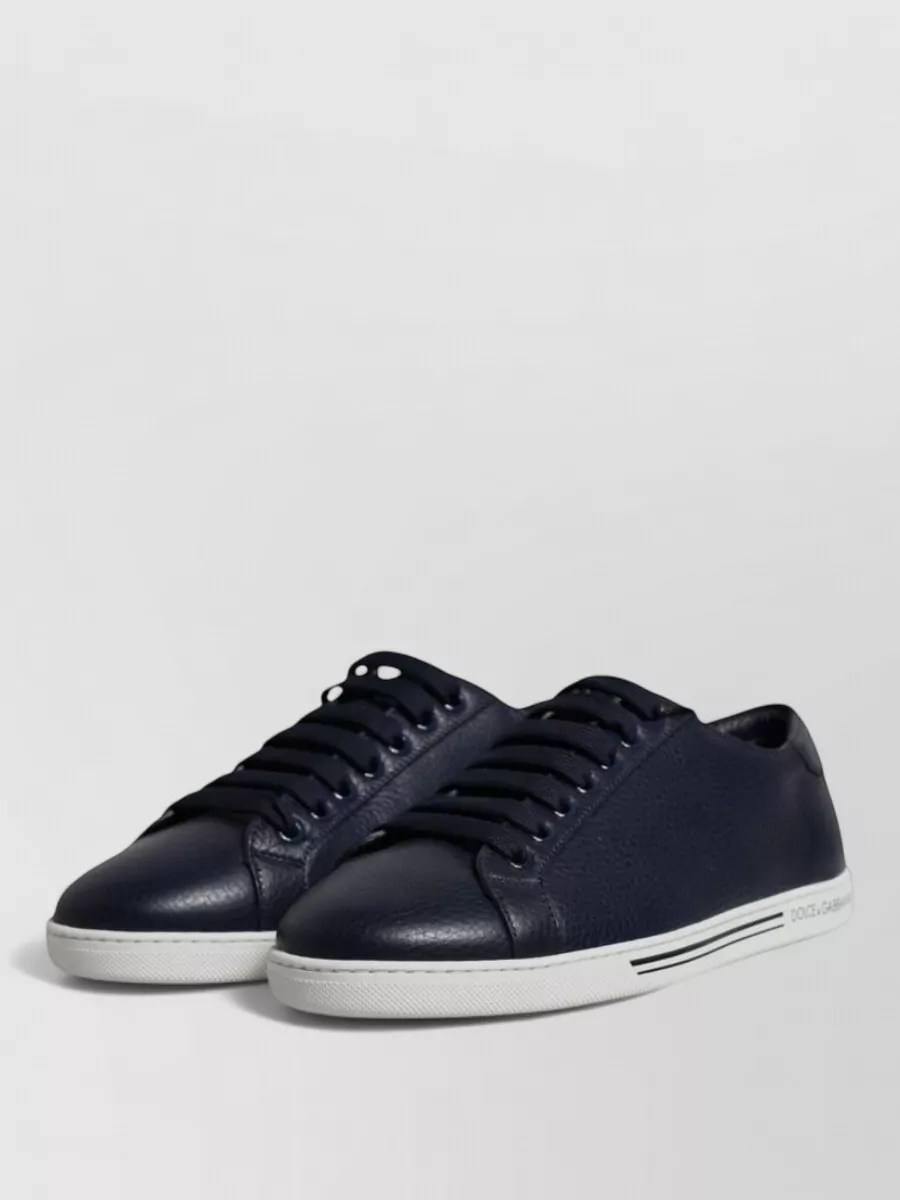 Dolce&Gabbana Leather Low-Top Sneakers