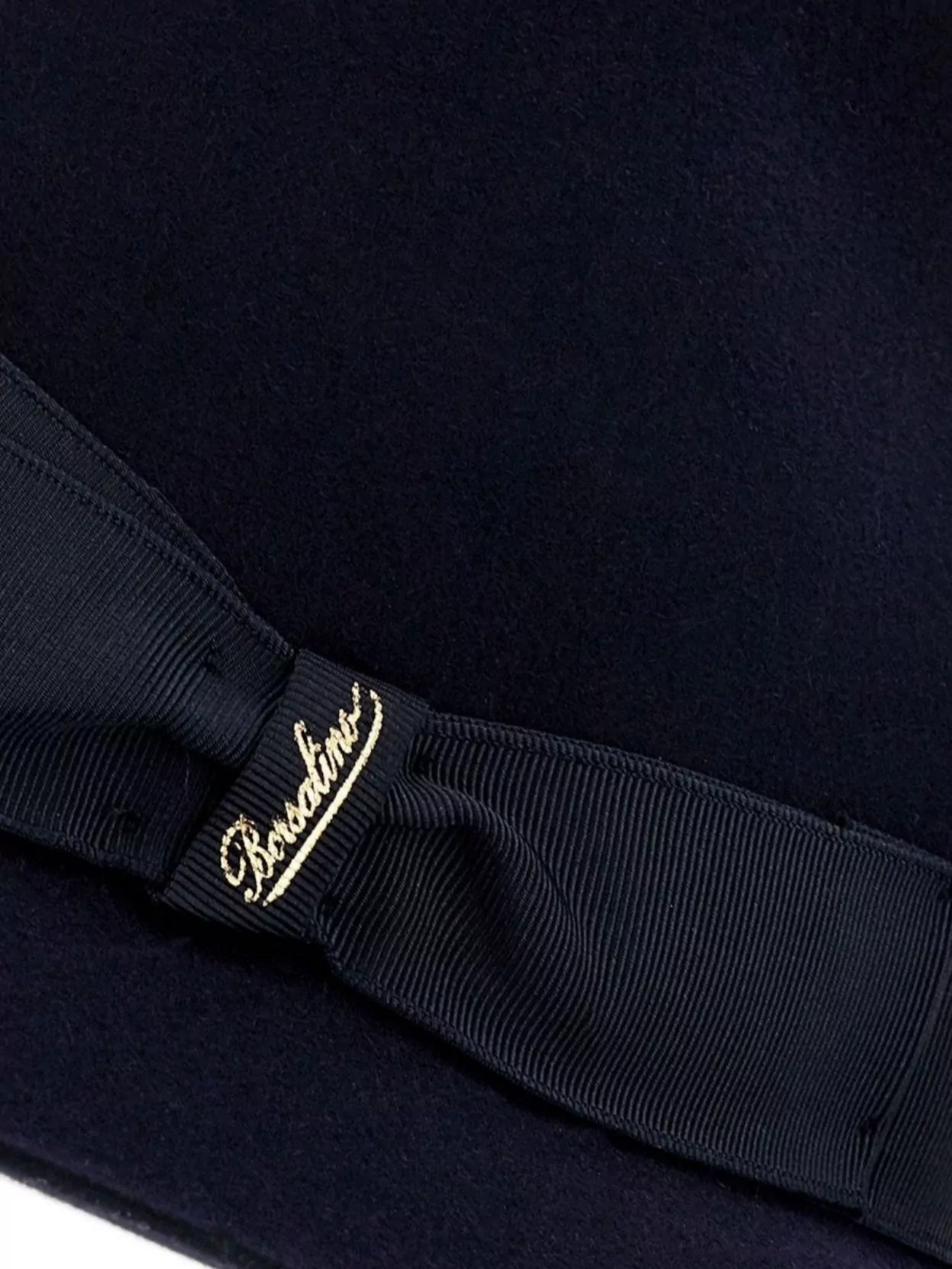 Borsalino Midnight Blue Felt Alessandria Hat