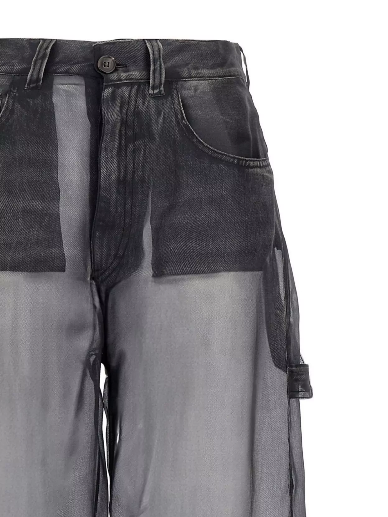 Haikure 'Victoire' Wide-Leg Sheer Fabric Trousers