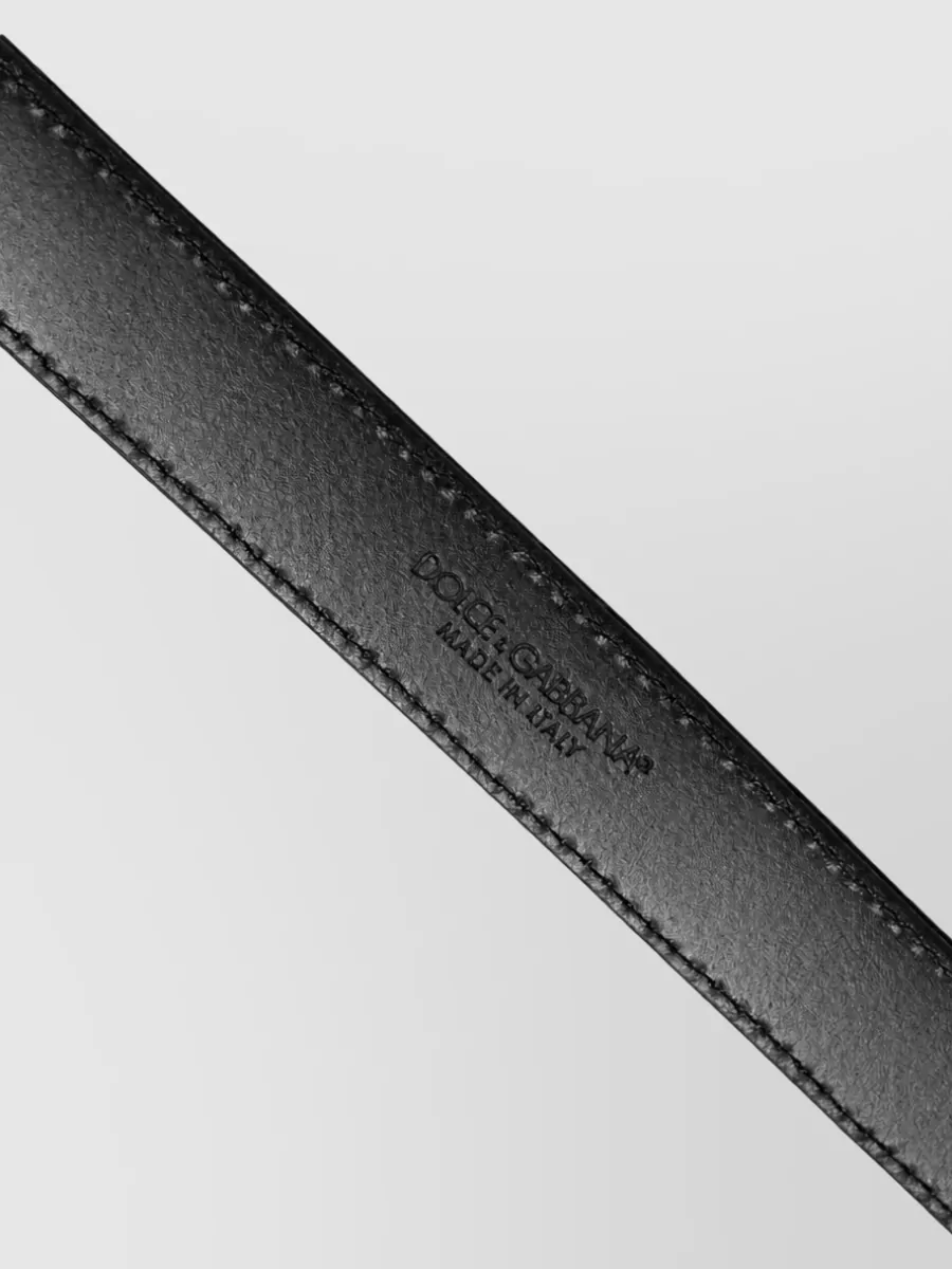 Dolce&Gabbana Leather Canvas Belt