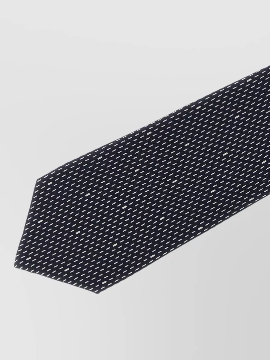 Saint Laurent Silk Polka Dot Tie